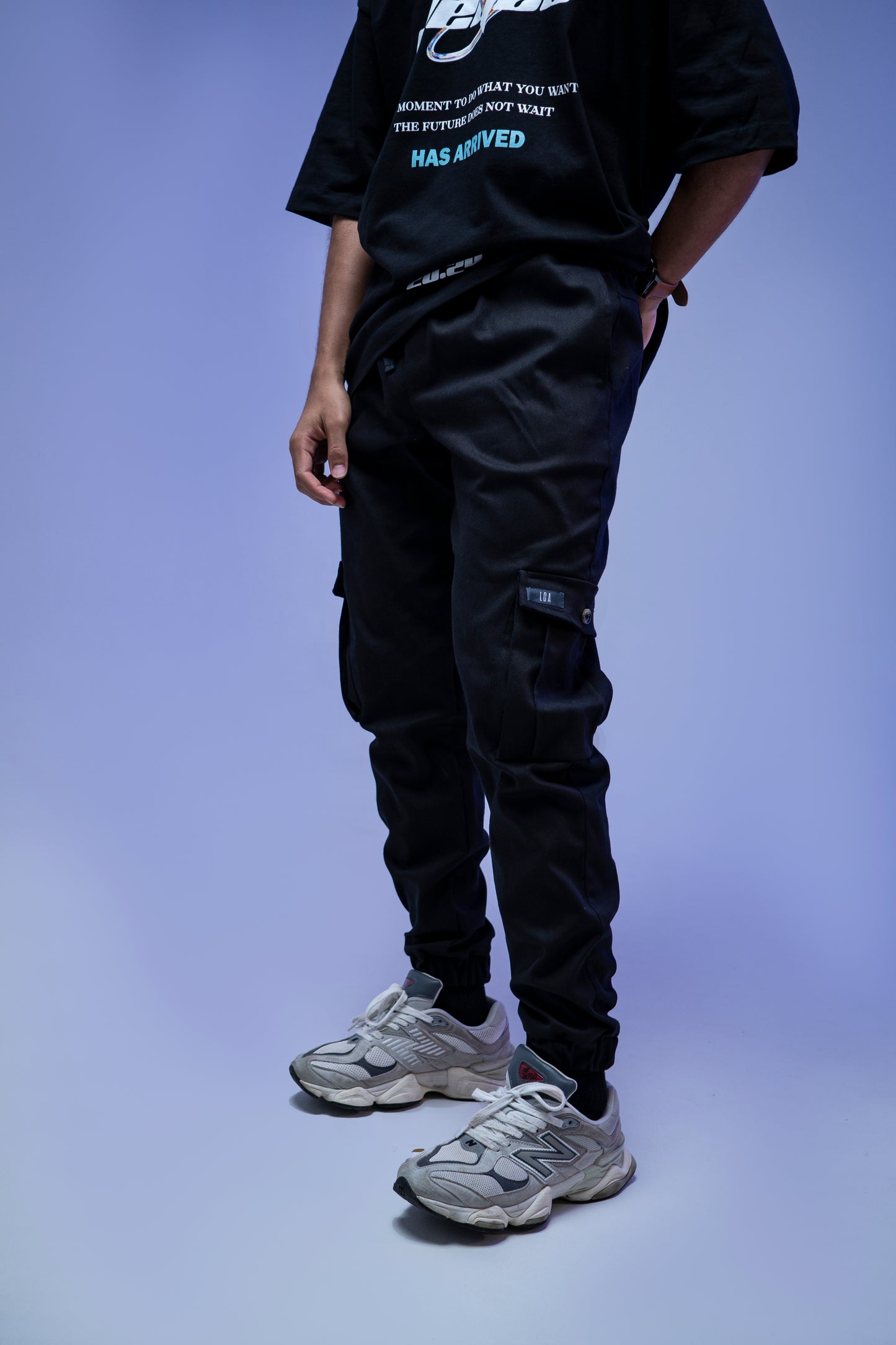 Jogger cargo black